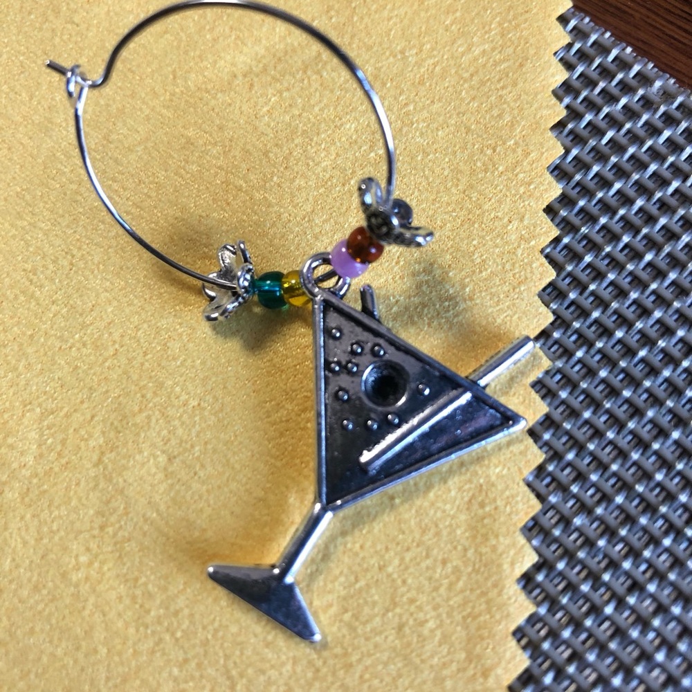NWT, Handmade by A Charmed Life. Martini Charm